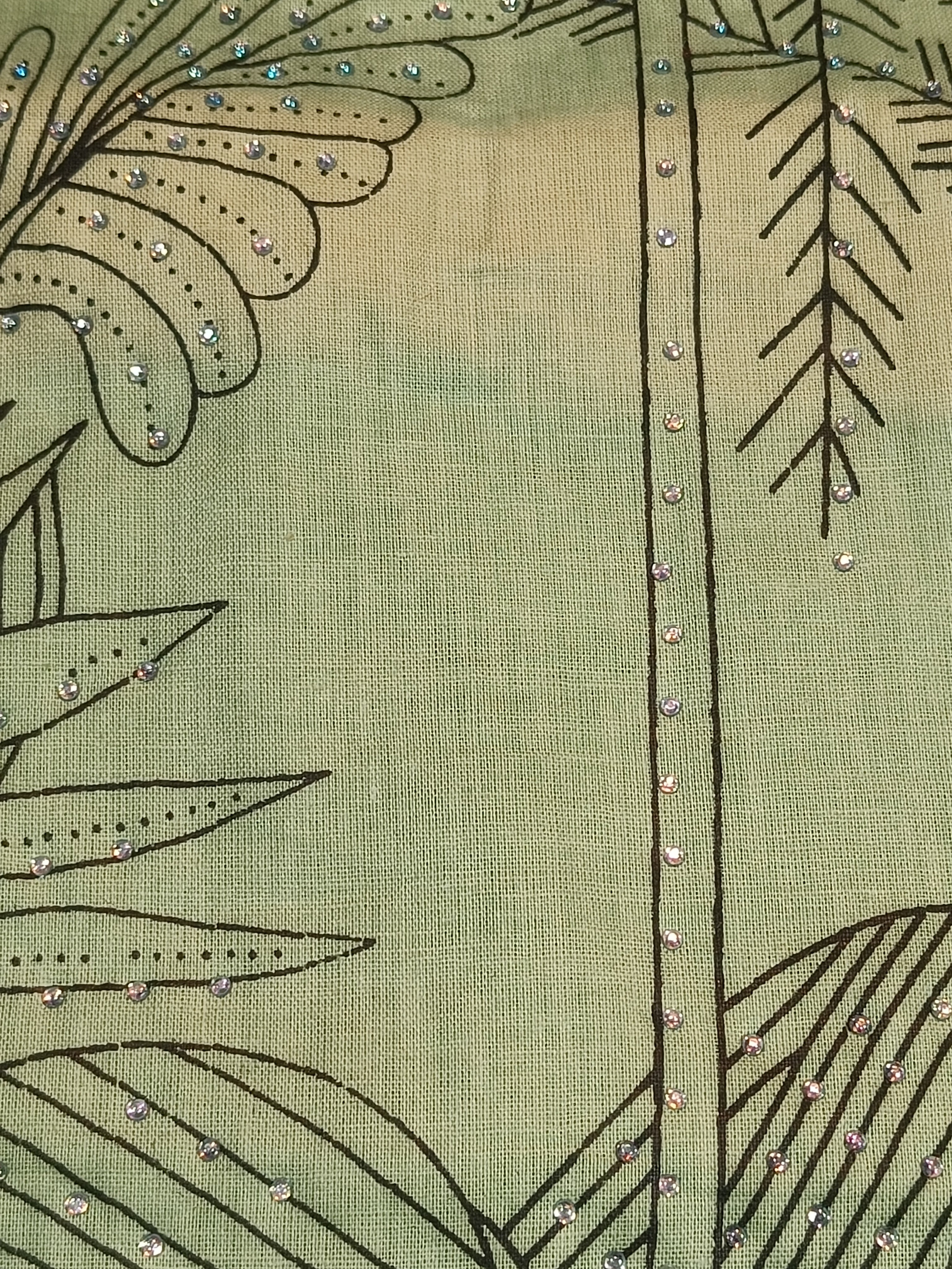 Cotton regular unstitched ladies suit