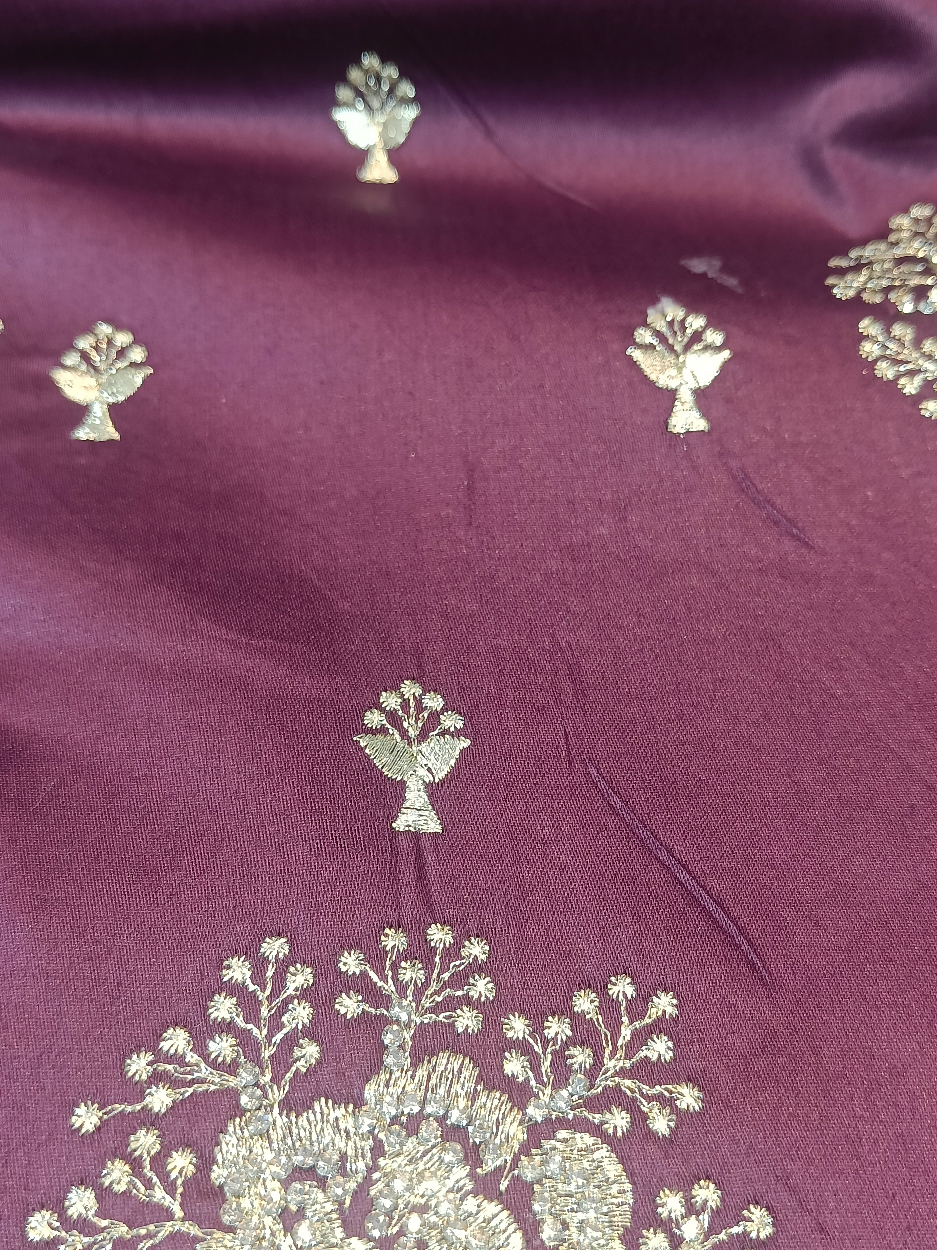 Jaam cotton party wear heavy work dupatta suit