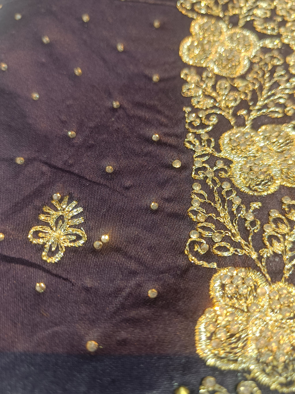 Fancy georgette boring work