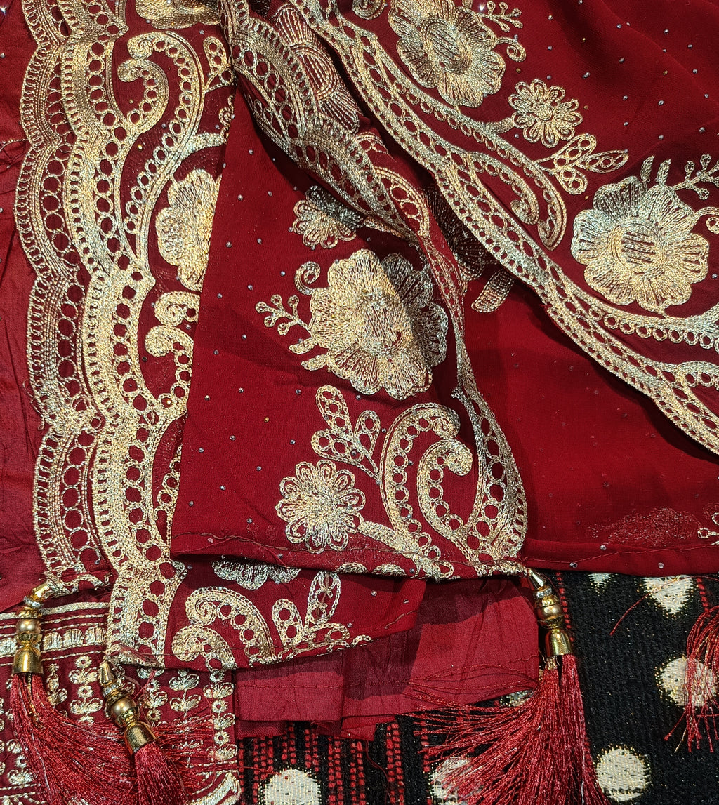 Jaam cotton fancy unstitched ladies Suit