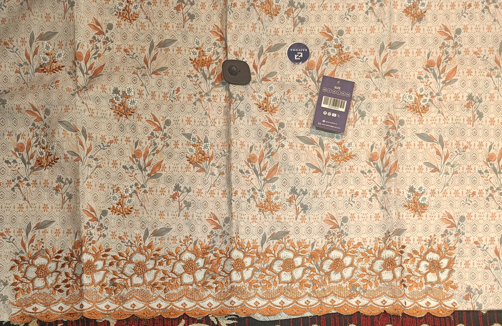 Pure cotton white suit