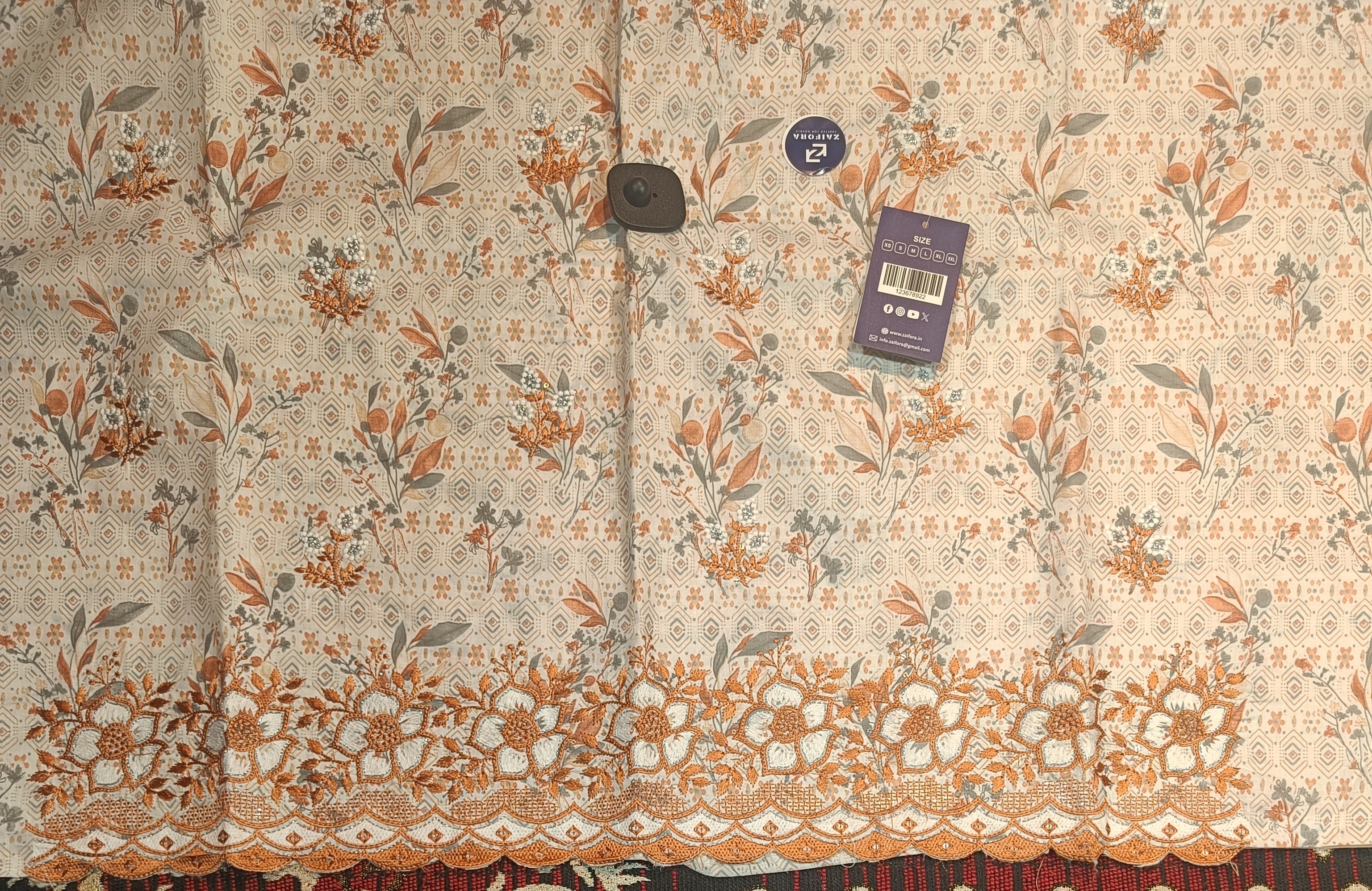 Pure cotton white suit