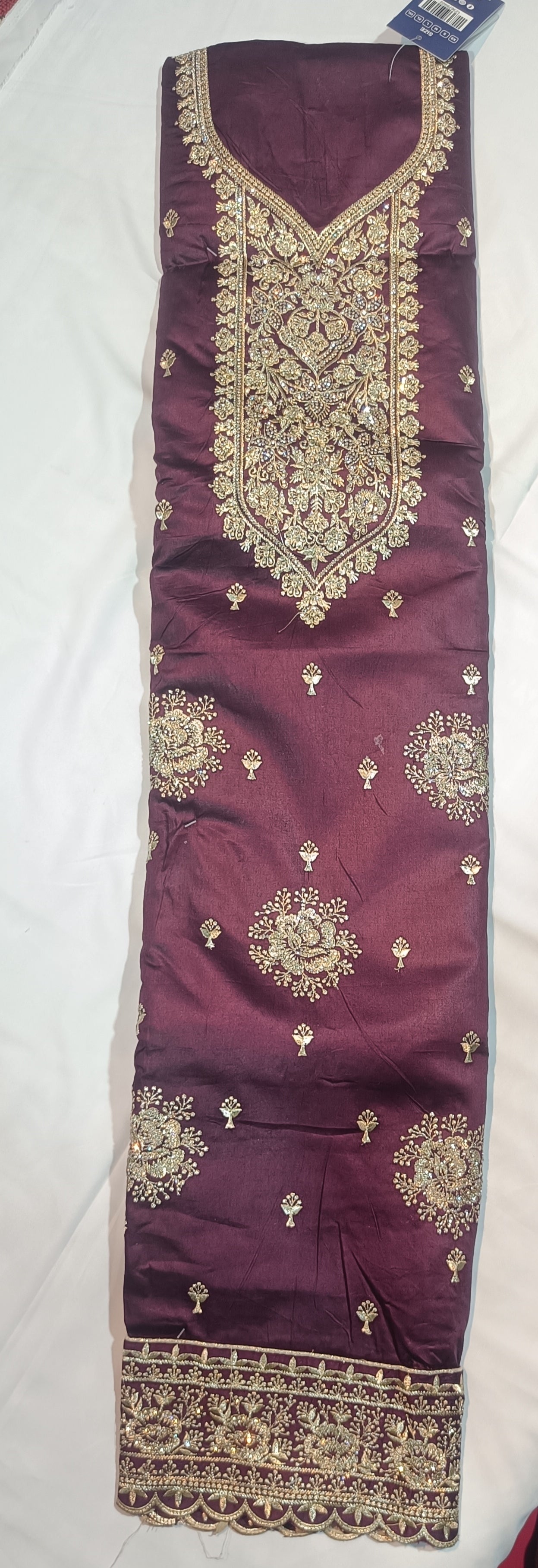 Jaam cotton party wear heavy work dupatta suit