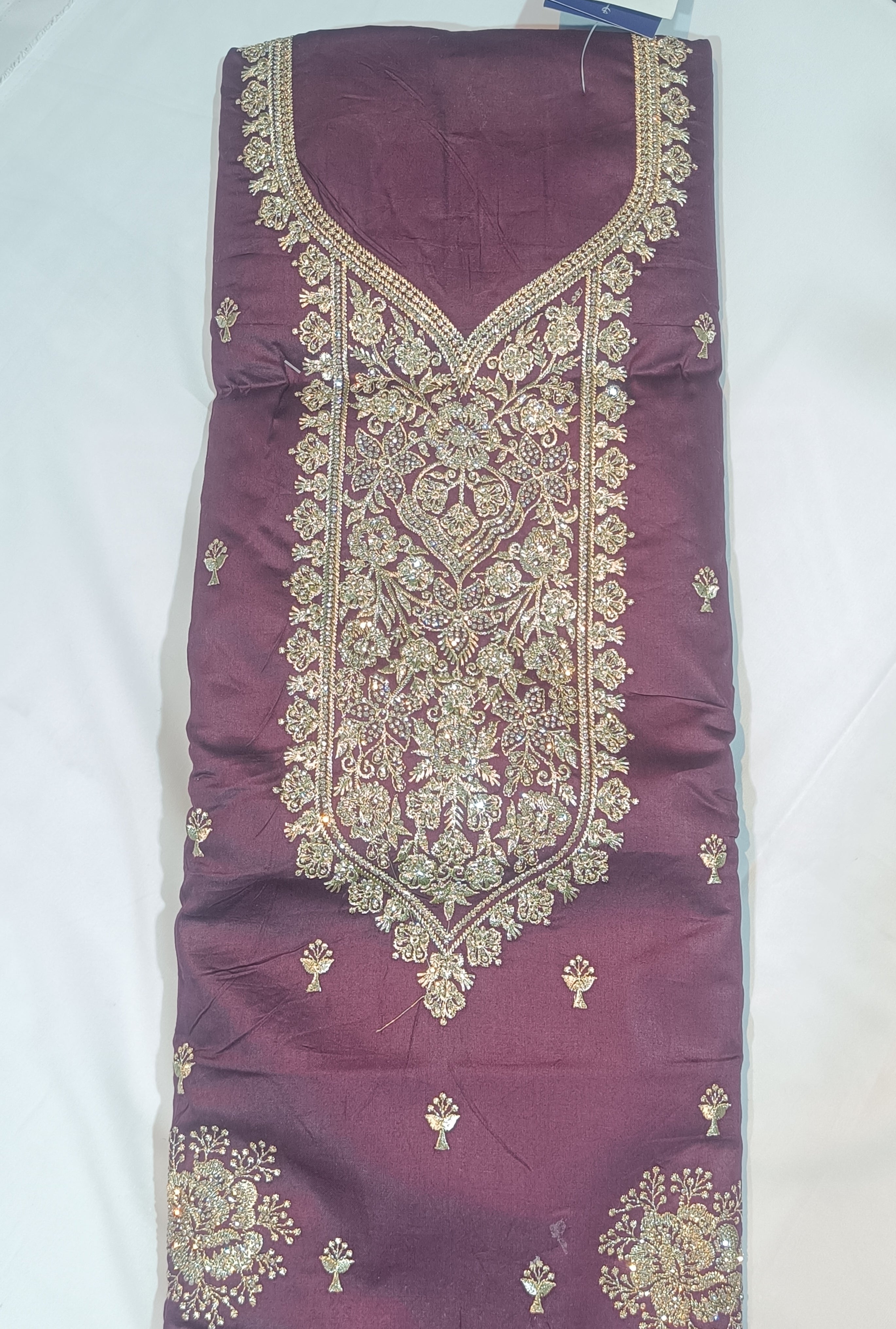 Jaam cotton party wear heavy work dupatta suit