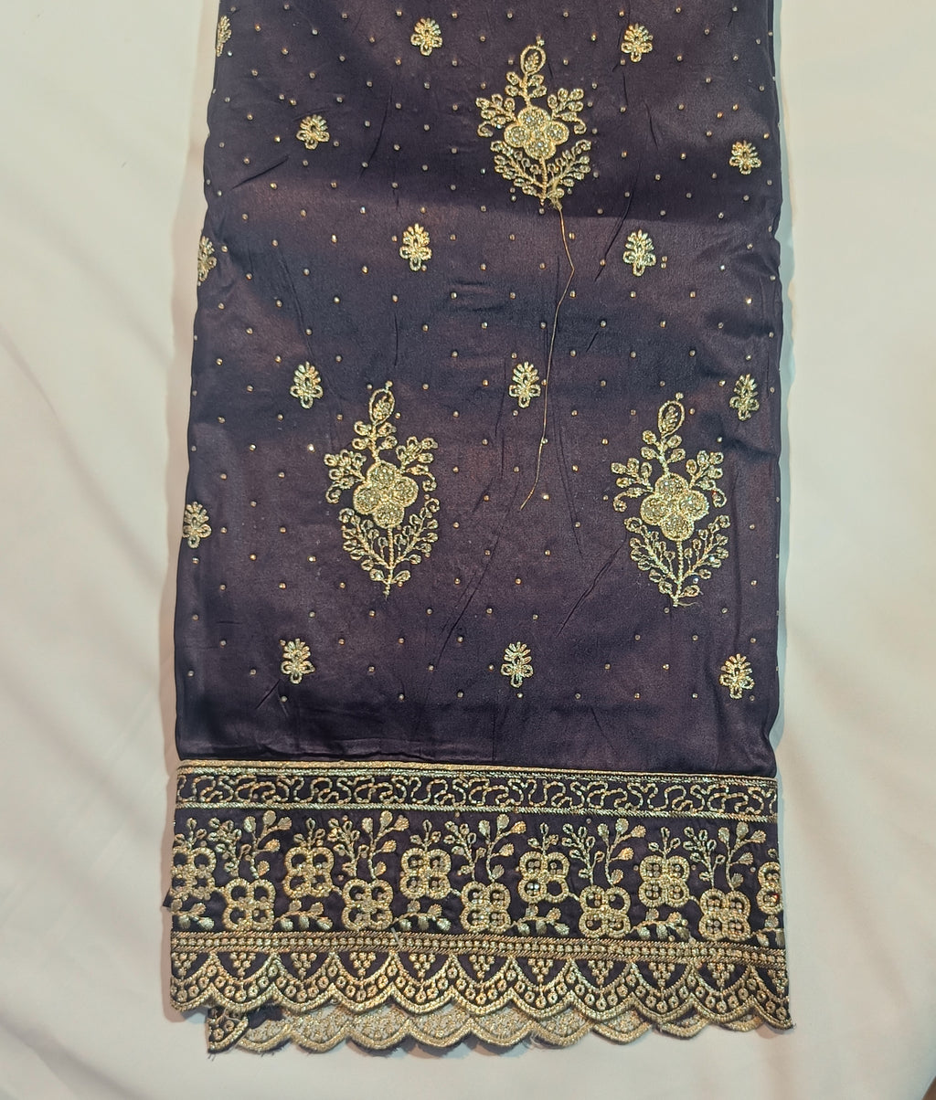 Fancy georgette boring work