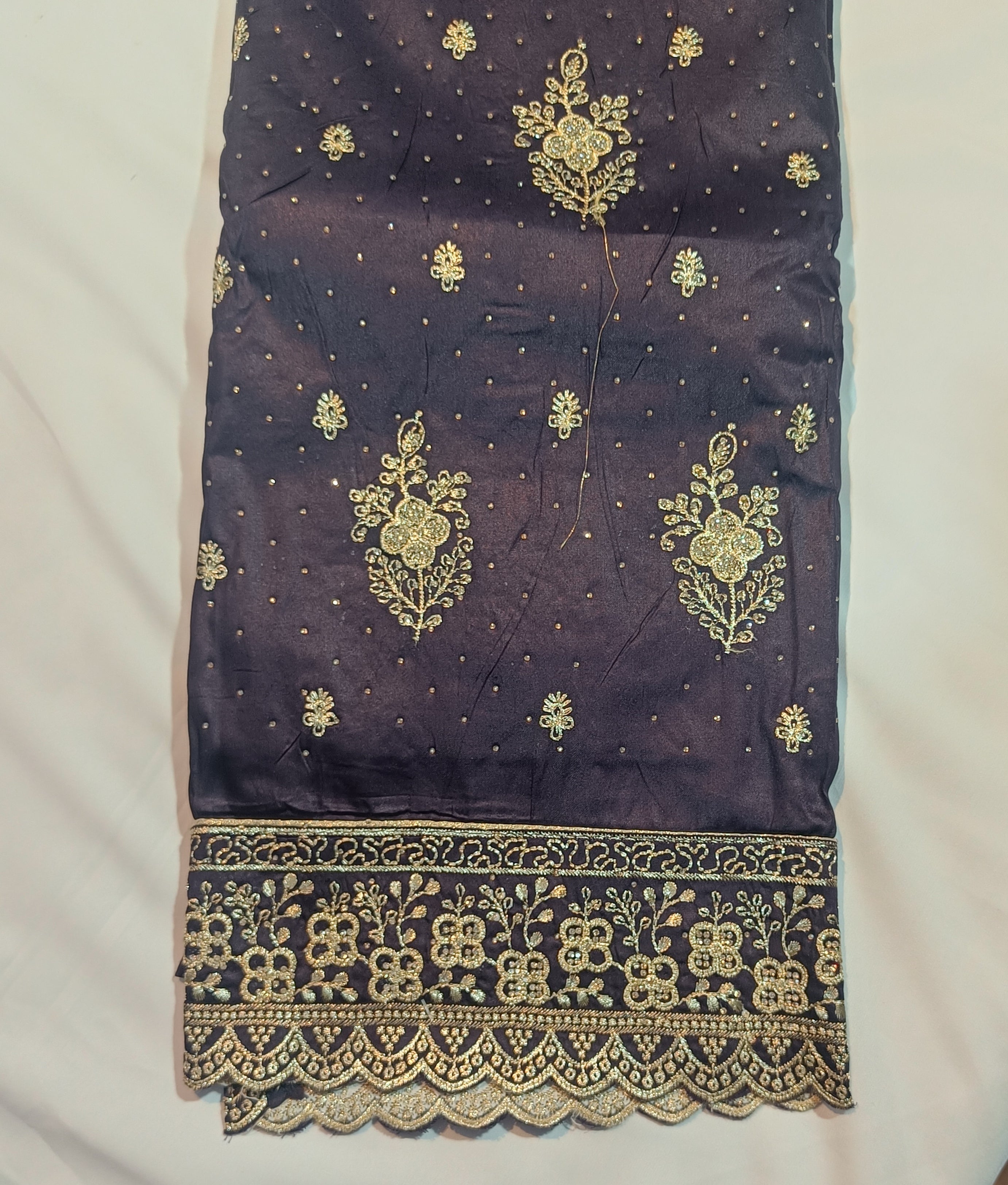 Fancy georgette boring work