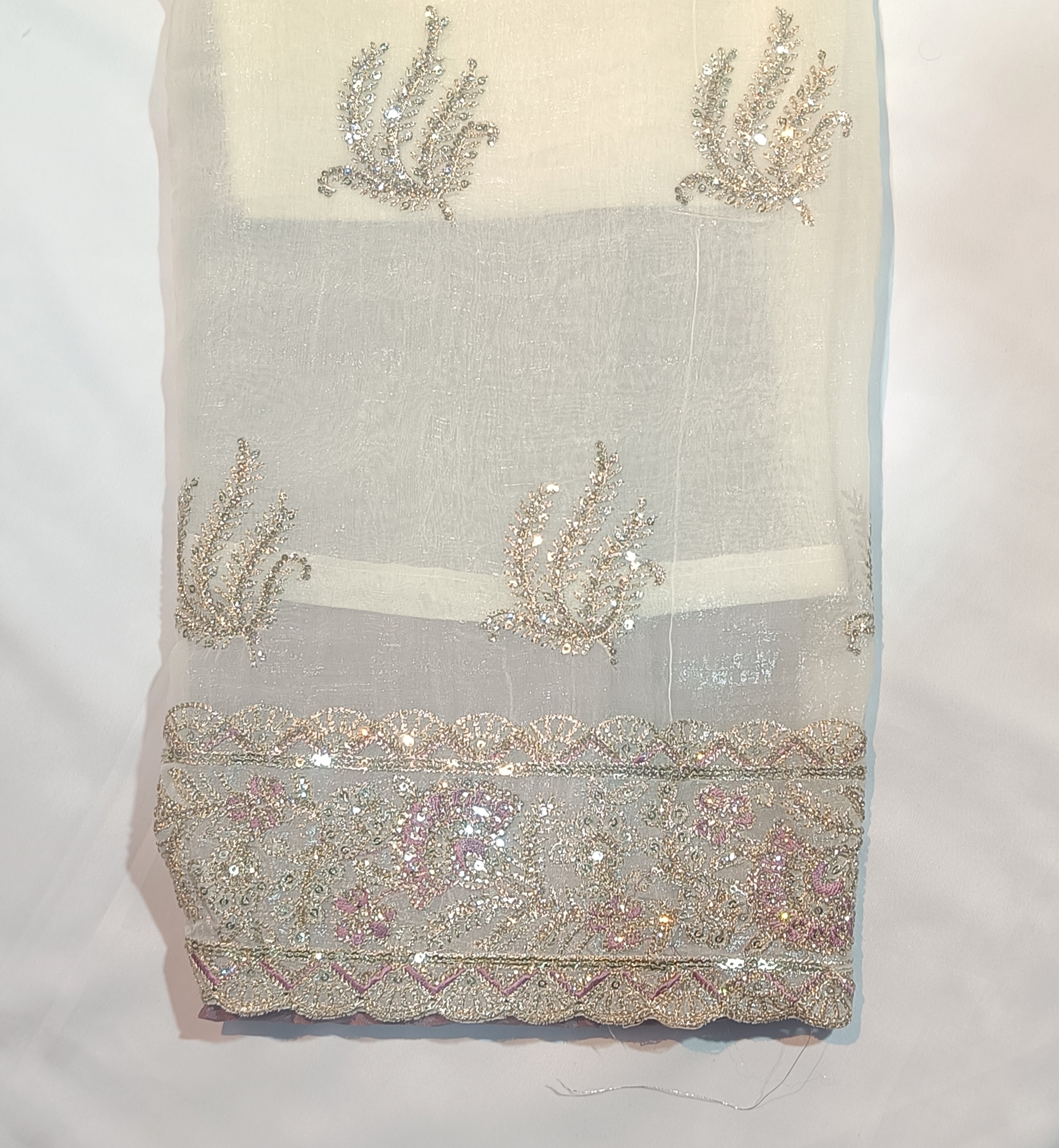 Fancy suit contrast colour in crunchy fabric